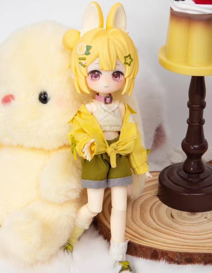 7Pcs Fruit Hard Candy Research Institute Bjd Dressable Action Figures In Stock