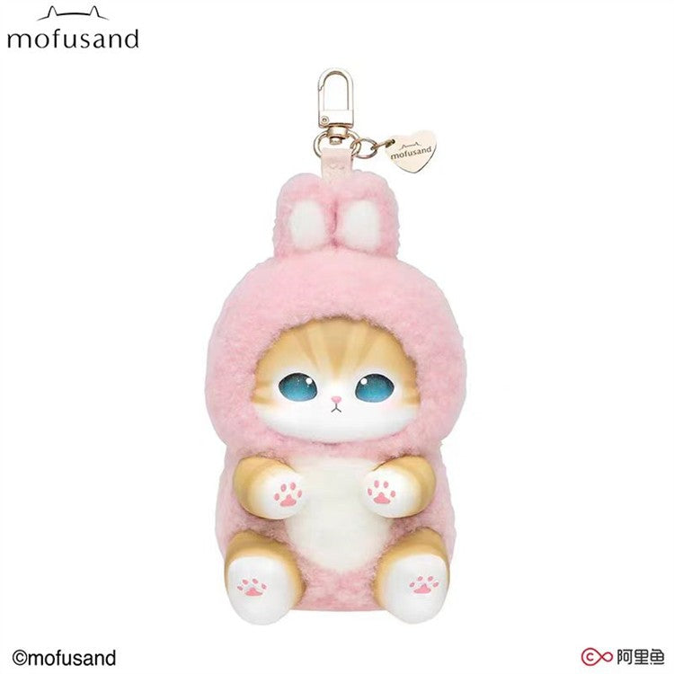 6Pcs Mofusand Kiramekko Fluffy Kittens Collectible Plush Vinyl Pendants Gift