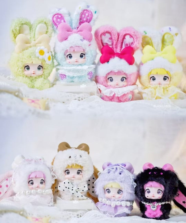 Nommi Baby Sweetheart Bunny Confirmed 10cm/3.9in Plush Pendant Action Figure
