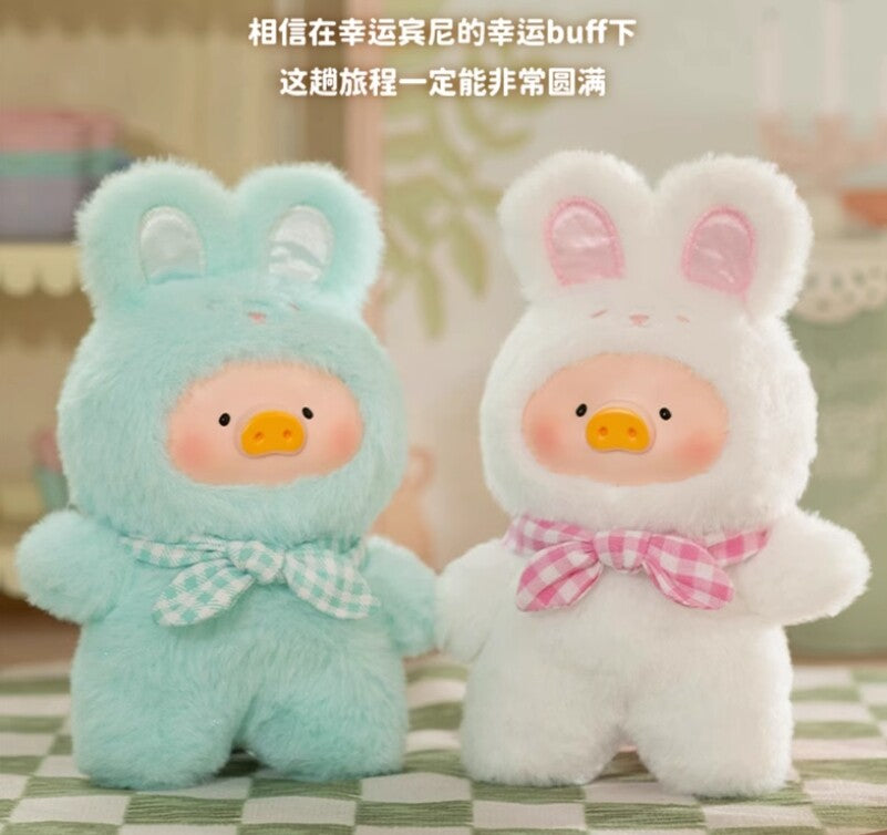 6Pcs Lulu The Piggy Teddy/Bunny Joyful Time Action Figures Vinyl Pendants