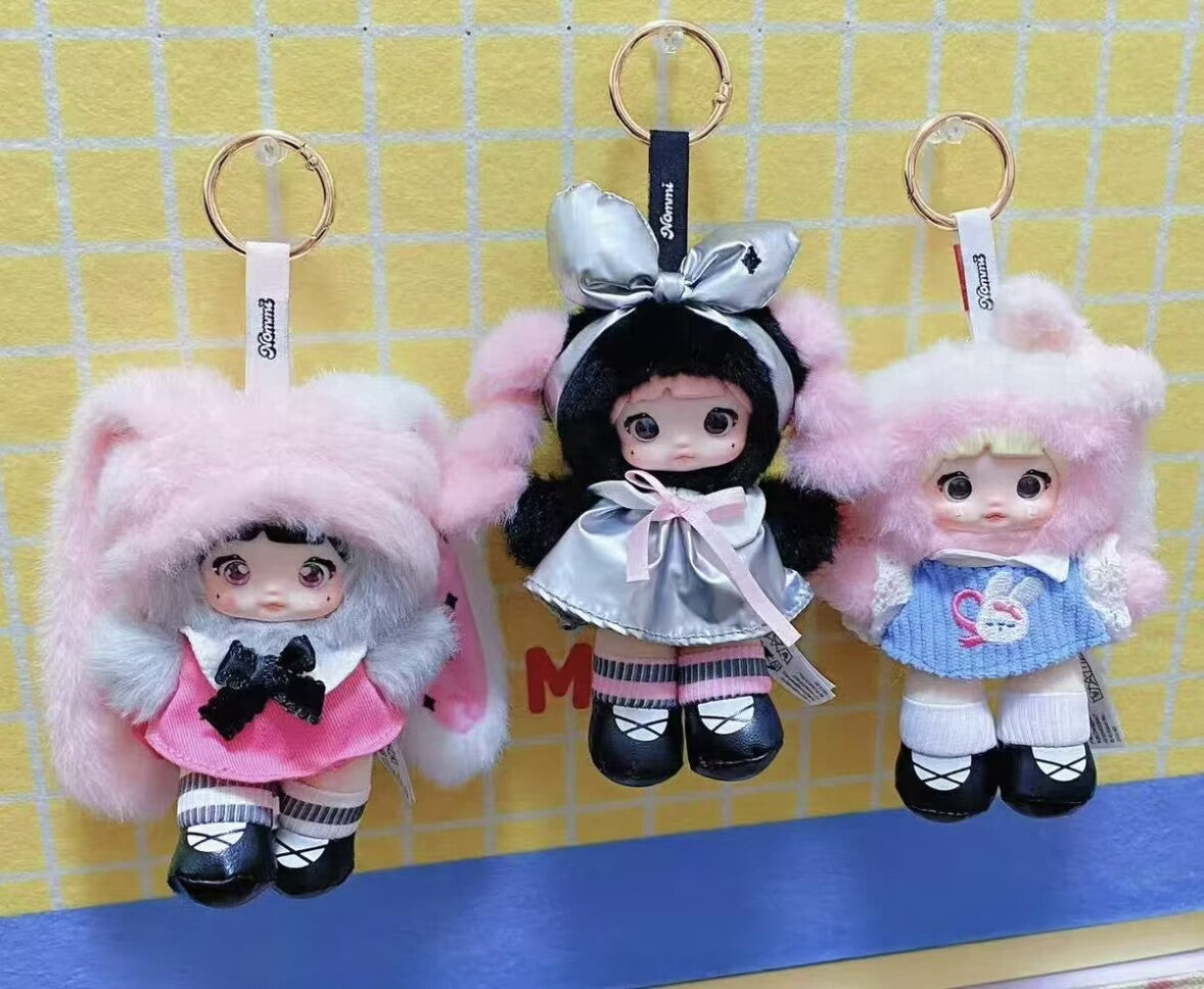 A Set Of 6pcs Top Toy Nommi Pinky Energy Series Blind Box Confirmed Plush Doll