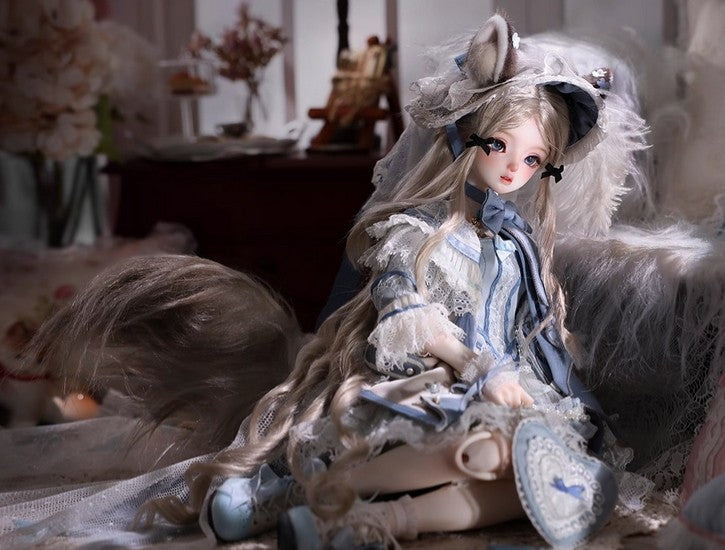 Gem Luna The Cat Wishes 17.9" Bjd Full Set Action Figure Official Gift