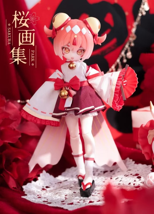 Sakura Park Reconstruct Different Images 18cm/7in Bjd Dressable Action Figure
