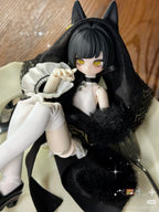 6Pcs Lunar Lore Miao Cat 16.2cm/6.3In Bjd Dressable Lovely Action Figures Gift