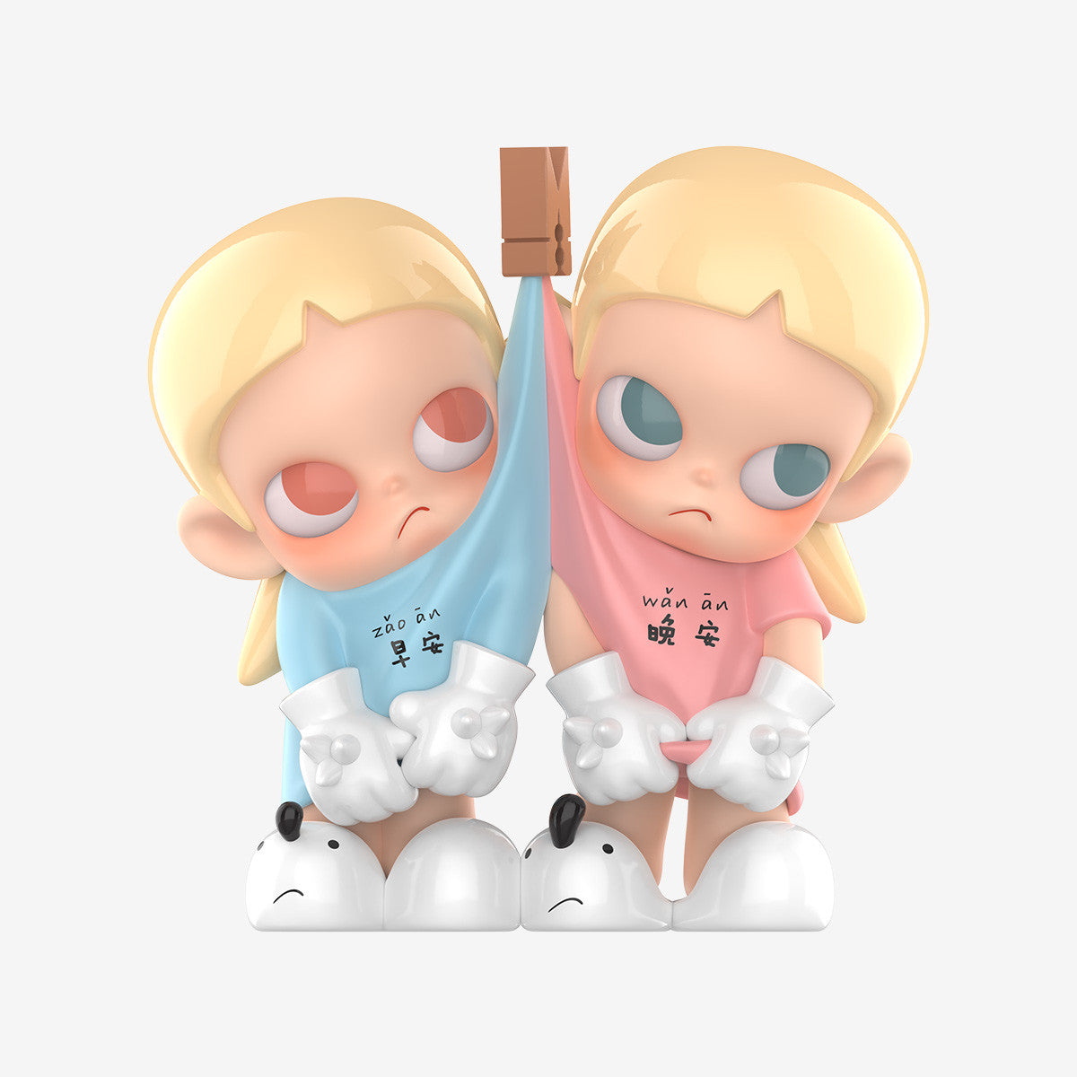 POP MART Zsiga Twins Series Blind Box Of 9 Figure Toy Gift