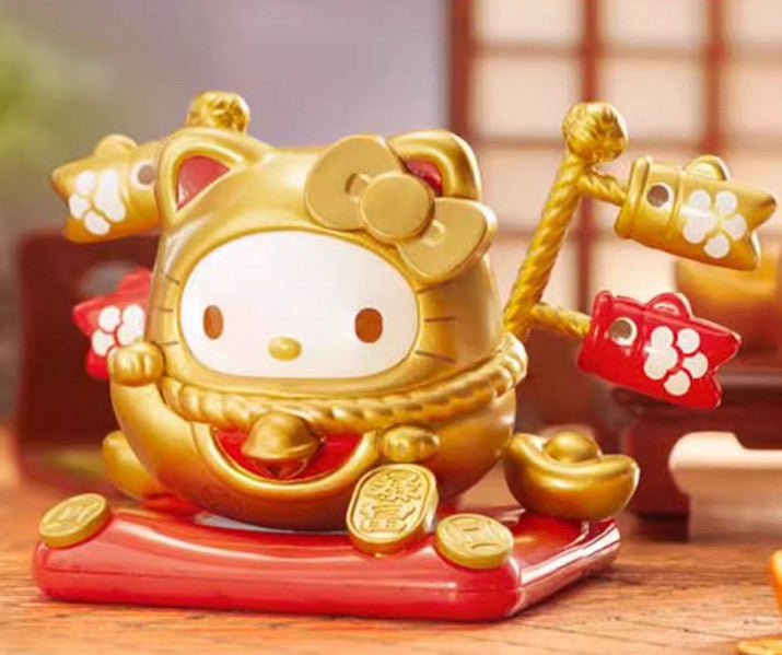 TOPTOY Sanrio Characters Lucky Cat Tumbler Series Blind Box Figure Confirmed Toy