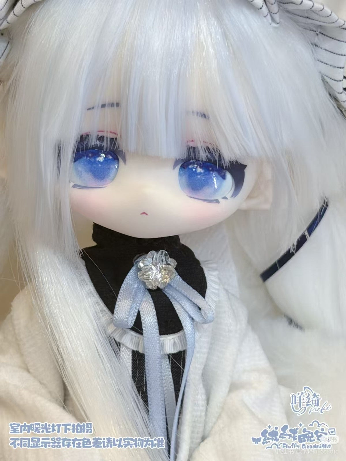 6Pcs Meki Fluffy Goodnight 24cm/9.4In Bjd Dressable Lovely Action Figures Gift