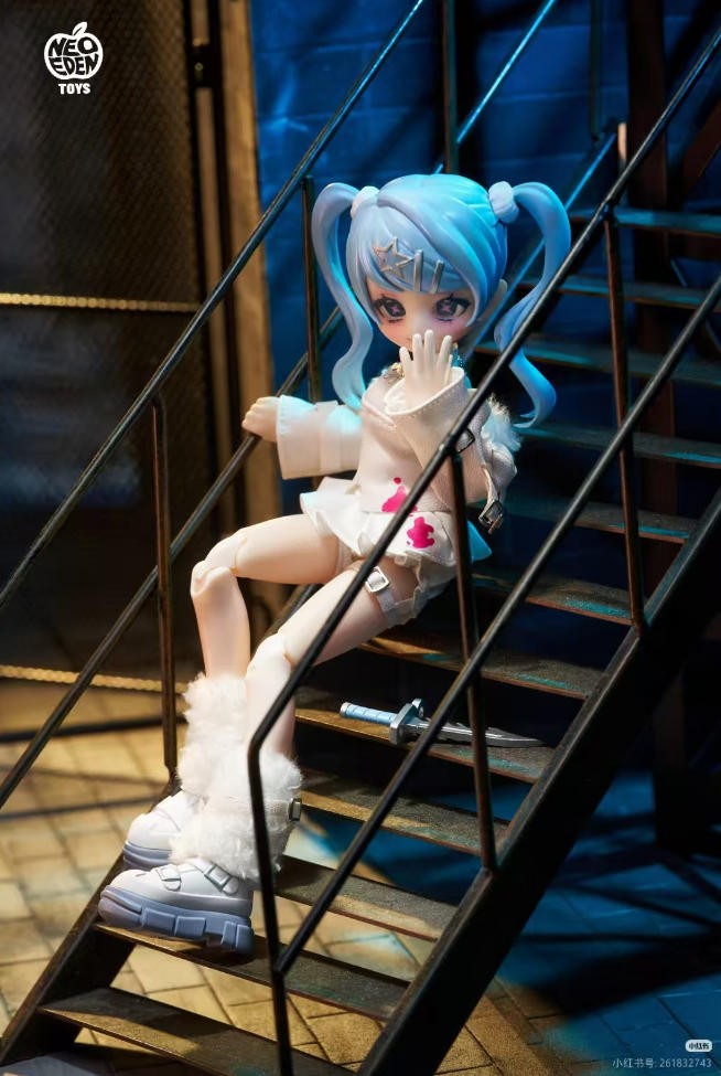 Eve Lynna Double-Faced Killer 18cm/7In Confirmed Bjd Dressable Action Figure