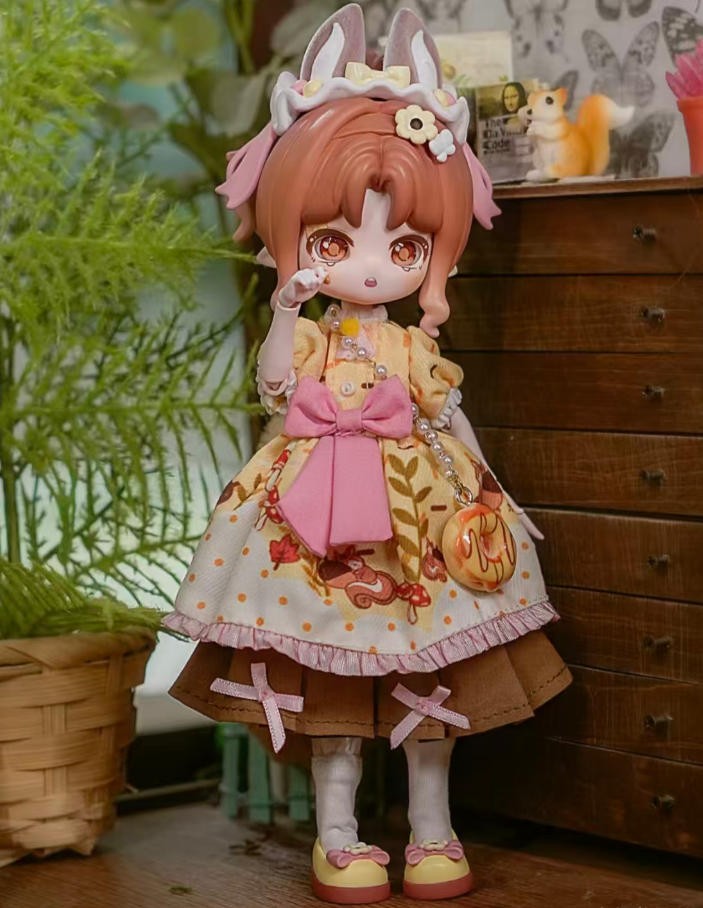 6Pcs Come4Free Minty Fantastic Forest Series 7.8In Bjd Dressable Action Figures