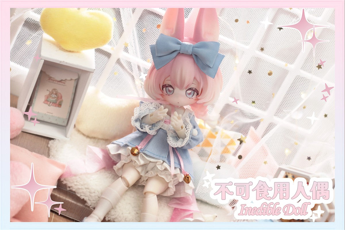6Pcs Inedible Doll Moon Jumping Time 4.8In Bjd Dolls Action Figure