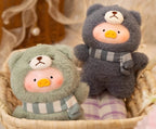 6Pcs Lulu The Piggy Teddy/Bunny Joyful Time Action Figures Vinyl Pendants