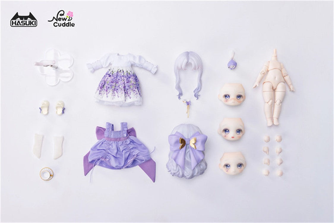 Pre-Sale Hasuki New Cuddle Nf-002 15cm/5.9" 1/12 Bjd Full Set Action Figure Gift