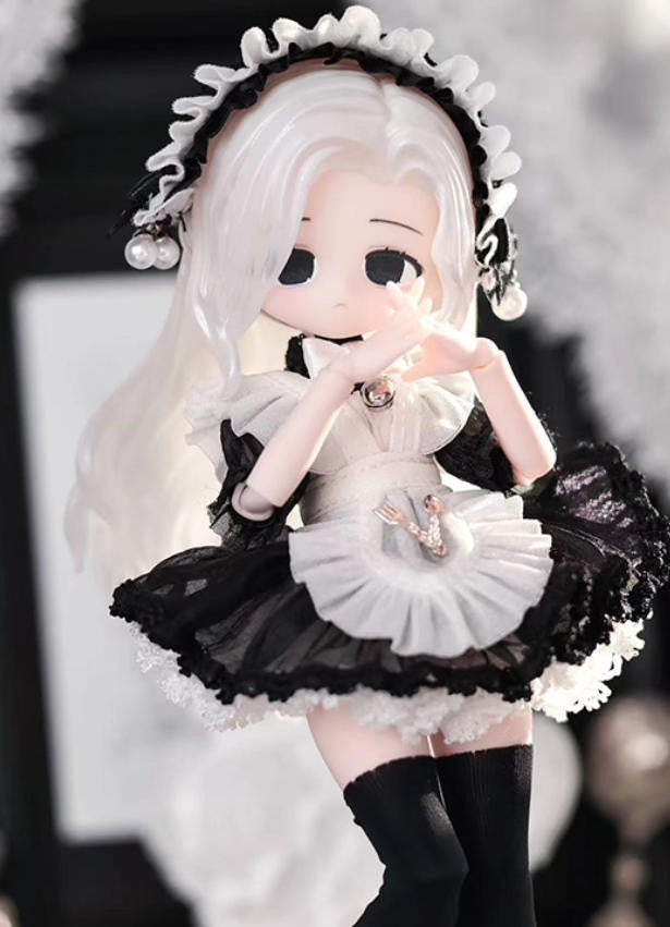 6Pcs In A Box Poetry Asymptomatic 14.5cm/5.7in Bjd Dressable Action Figures Gift