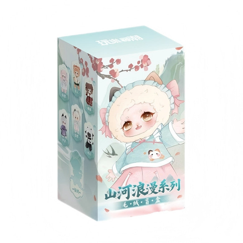 6Pcs Nagi Mountain and River Romance 17cm/6.6In Plush Pendants Action Figures