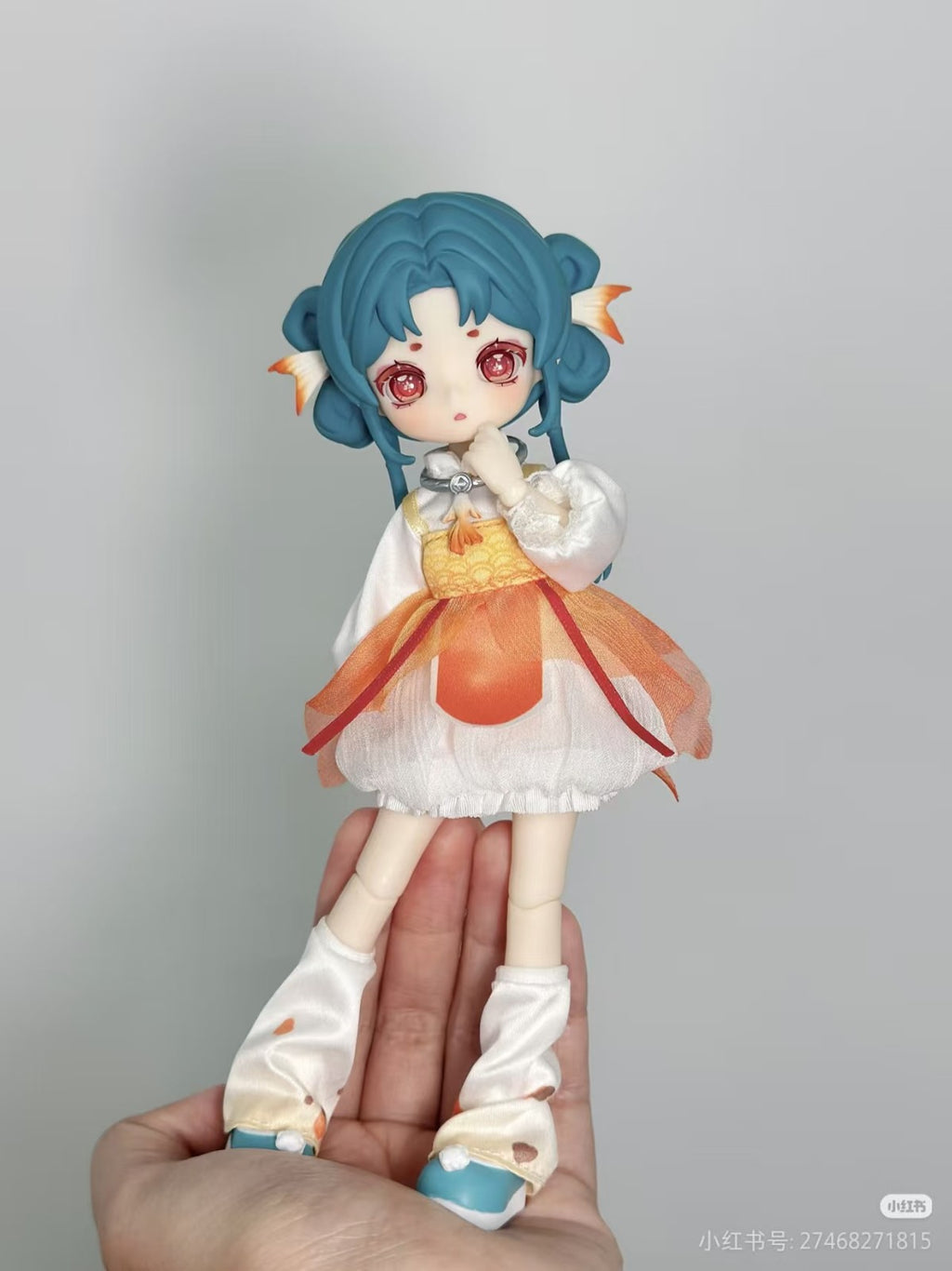 6Pcs Ta Feng Yin 18.5m/7.2in Bjd Dolls Dressable Action Figures Official Gift