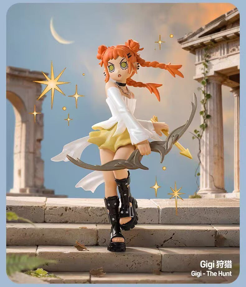 one set(12pcs)-Lil Peach Riot Power Chords Series Blind Box Figures Toy
