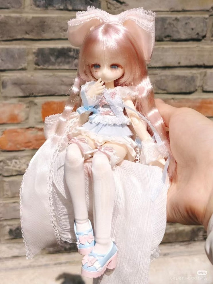 Momotale Series Lily Alice Rabbit Spring Day Bjd Cute Action Figure Gift Genuine
