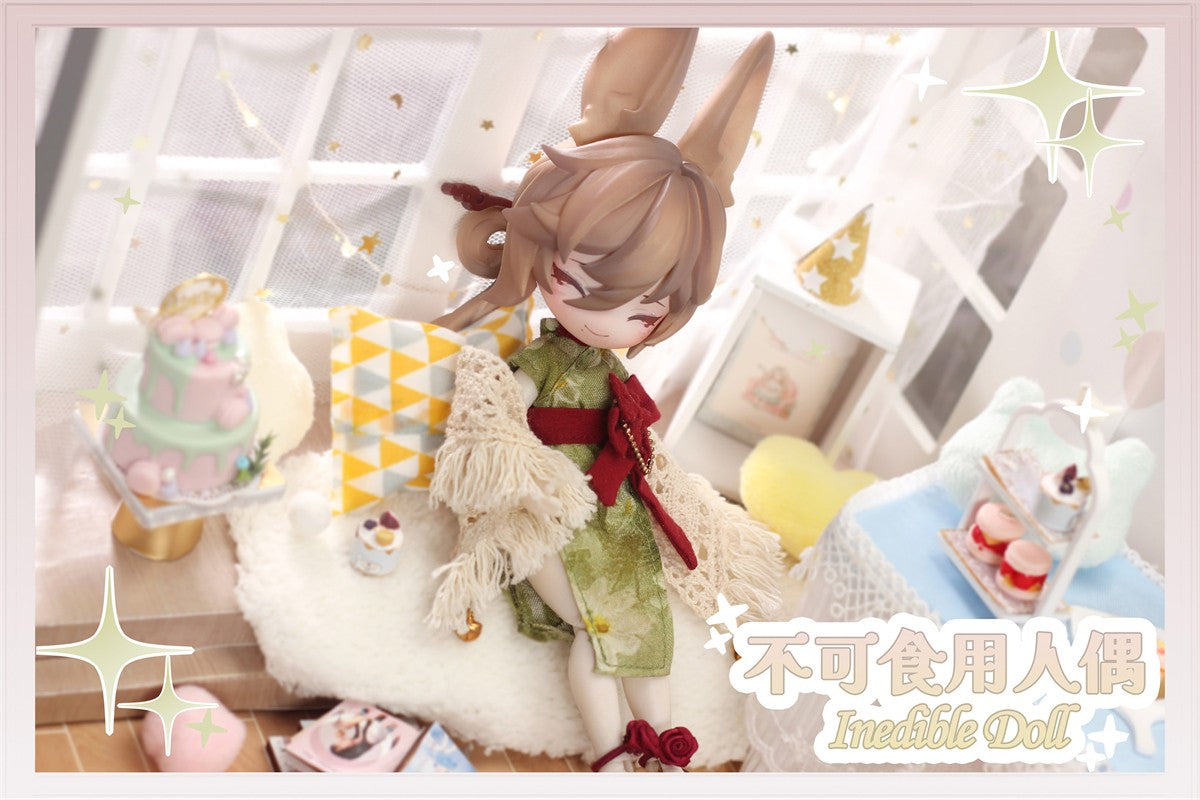 6Pcs Inedible Doll Moon Jumping Time 4.8In Bjd Dolls Action Figure