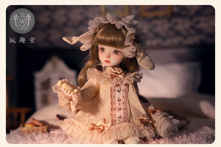 Joybjd Ari Pajama Girl Dolly 27cm/10.6In Bjd Full Set 1/6 Action Figure Official