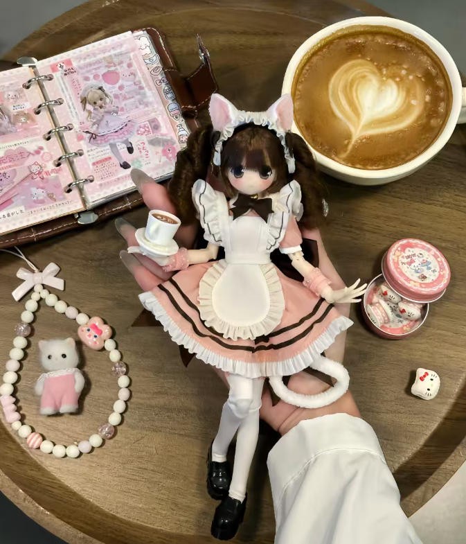 Magical Girl Series 8.6In Bjd Dressable Doll Lovely Action Figure Gift In Stock