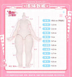 6Pcs Neo Eden Mia Sweety 5.9" Bjd Dressable Action Figure Official In Stock Gift