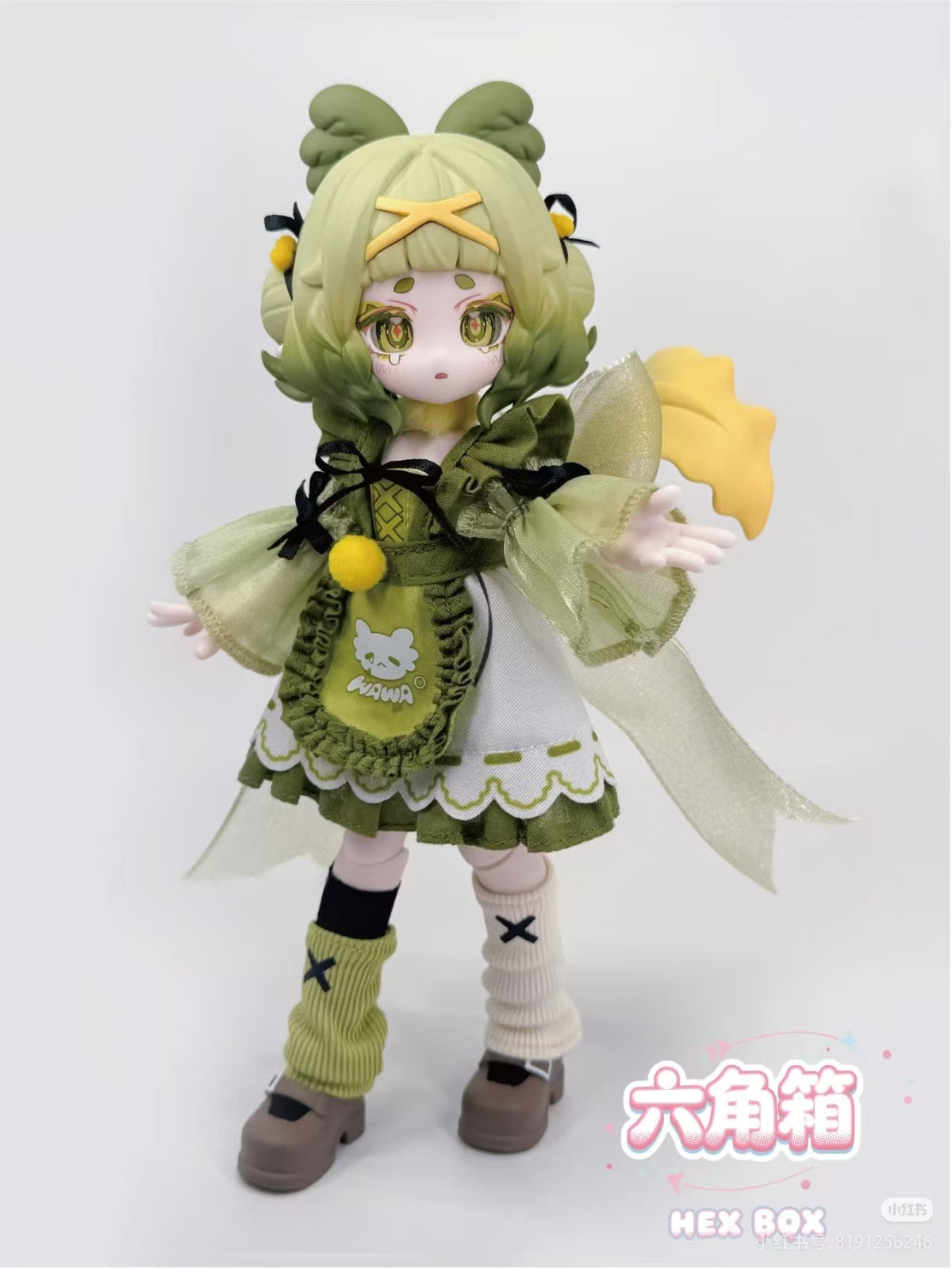 6pcs Hex Box Aquatic Life 18cm/7In Bjd Confirmed Dressable Action Figures Gift