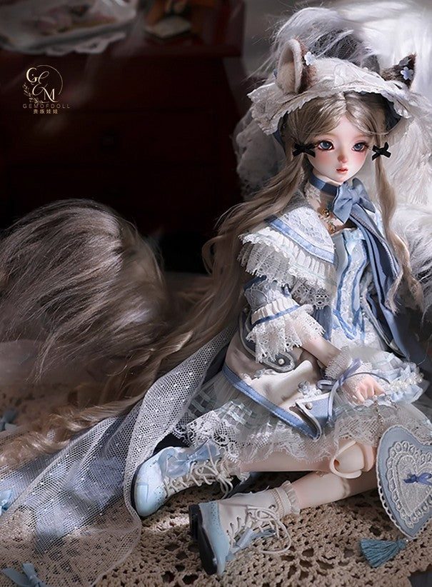 Gem Luna The Cat Wishes 17.9" Bjd Full Set Action Figure Official Gift