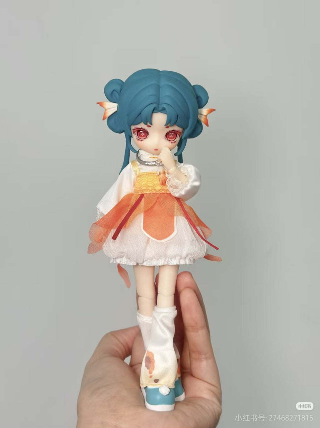 6Pcs Ta Feng Yin 18.5m/7.2in Bjd Dolls Dressable Action Figures Official Gift
