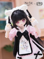 6Pcs Unveiled Door Syncy Land Ootd 22.5cm/8.8" Bjd Dressable Action Figures Gift