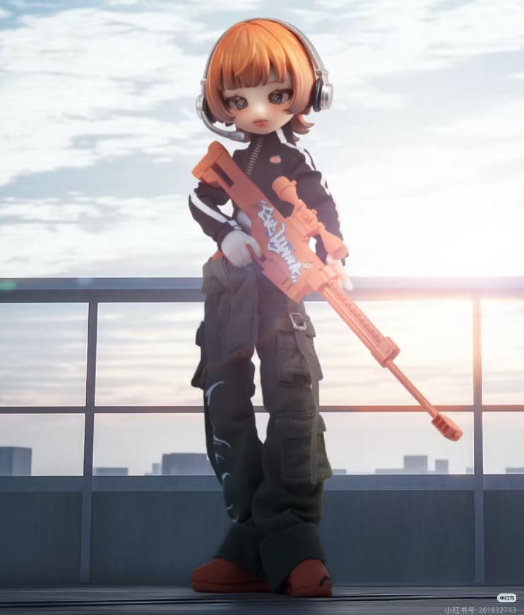 Eve Lynna Double-Faced Killer 18cm/7In Confirmed Bjd Dressable Action Figure