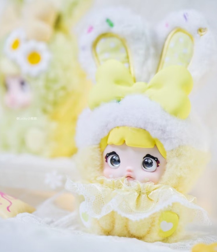 Nommi Baby Sweetheart Bunny Confirmed 10cm/3.9in Plush Pendant Action Figure