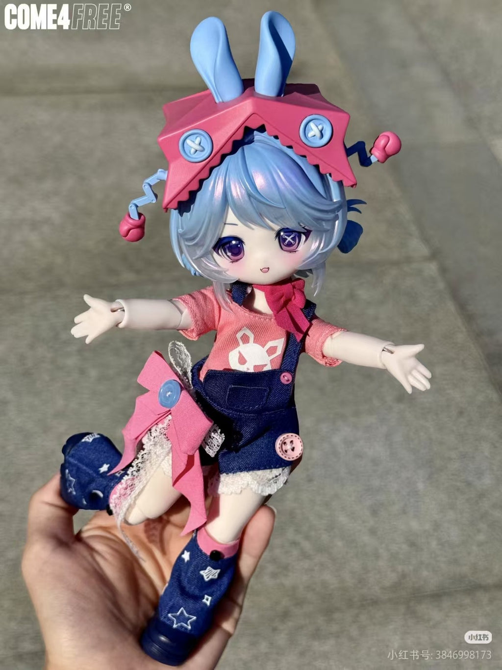 6Pcs Come4Free Bunny Dream Box 8In Bjd Dolls Dressable Action Figures In Stock