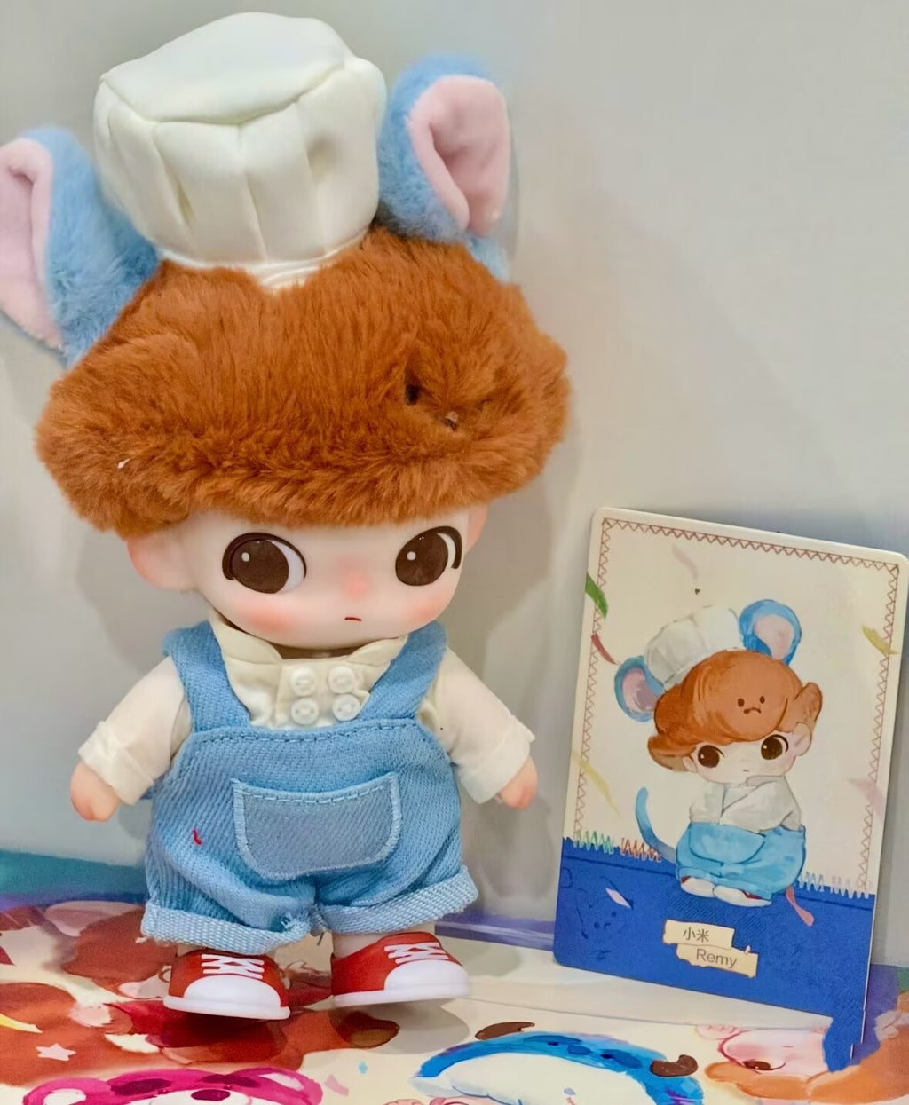 Authentic DIMOO WORLD x PIXAR Series Blind Box Figures Toy Plush Pendant Doll