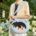 Detective Conan Kudou Shinichi Bear 35cm/13.7" Plush Messenger Bag Action Figure