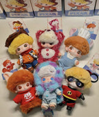 Authentic DIMOO WORLD x PIXAR Series Blind Box Figures Toy Plush Pendant Doll