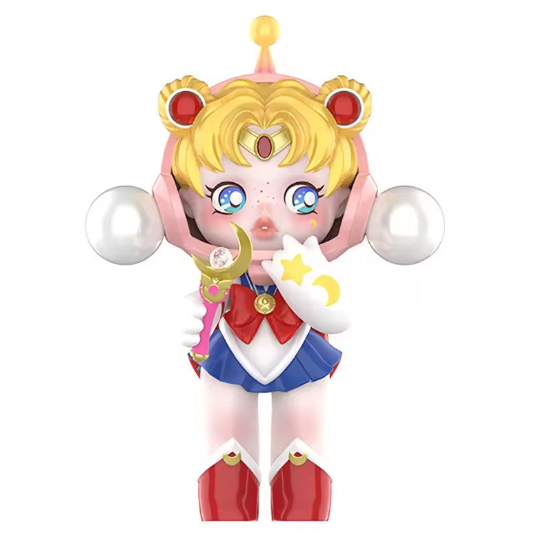 POP MART Skullpanda X Sailor Moon Figure Factory Sealed Box Hot Toy Gift