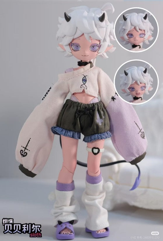 Sloth Cooze Devil's Born 21cm/8.2" Bjd Dressable Action Figure