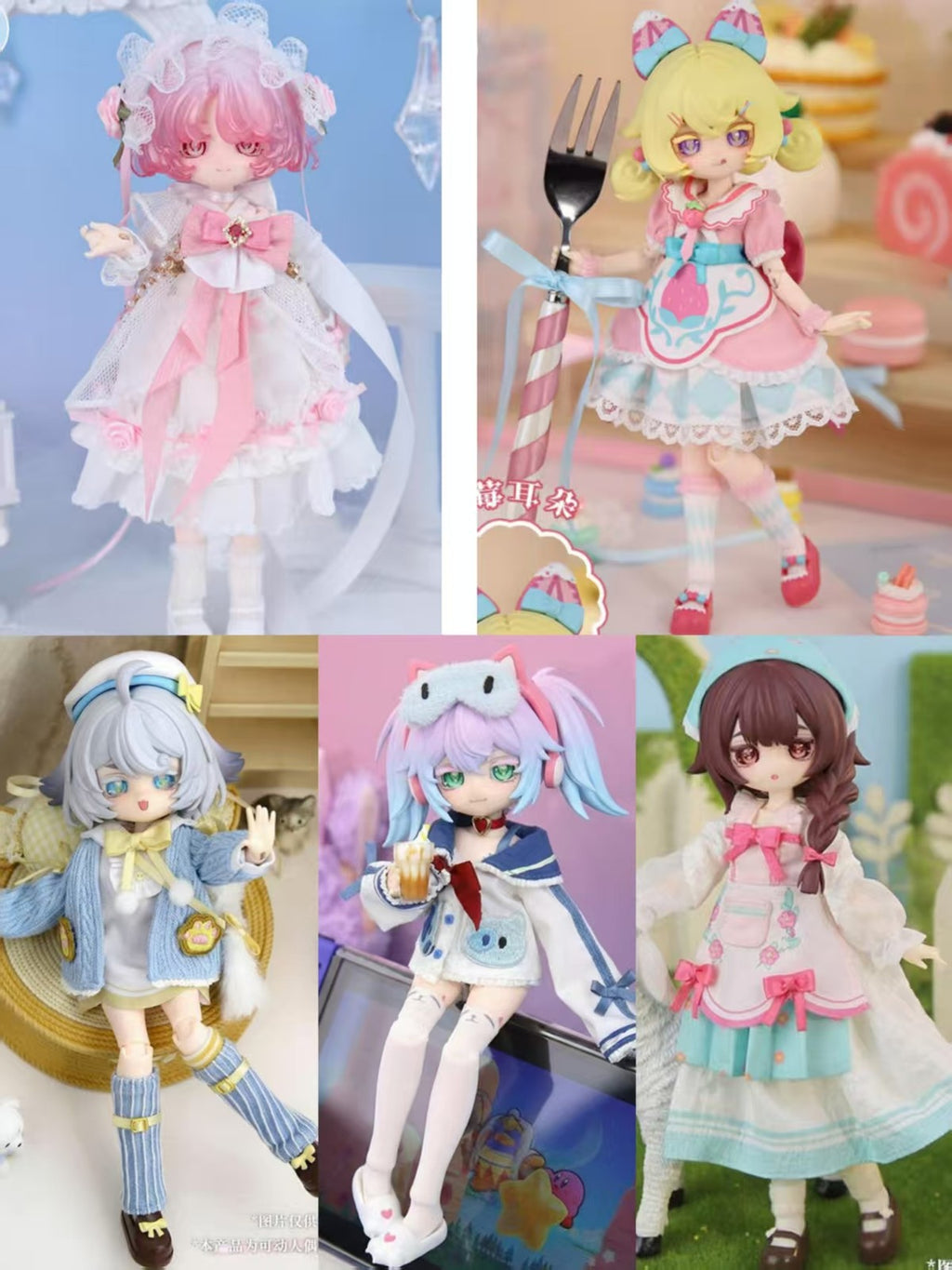 Miraidolls Wish Maiden 20cm/7.8In Confirmed Bjd Dressable Action Figure Gift
