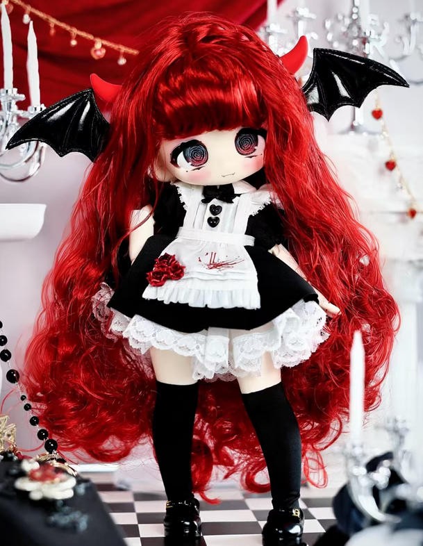 Sweet Velvet Window Display Red Velvet Lava Cake 10.2In Bjd Action Figure Gift