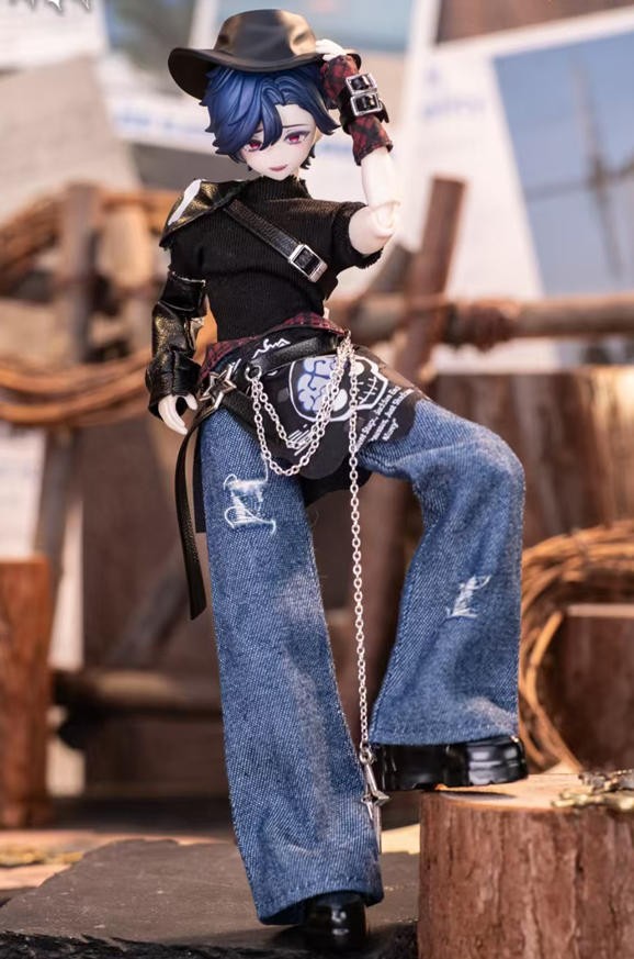 Thousand Toast Banquet Bounty Cowboy 24cm/9.4" Bjd Dressable Action Figure Gift