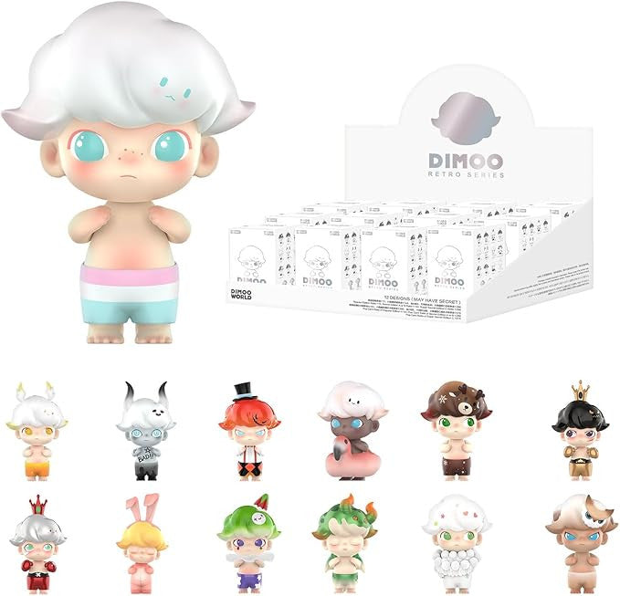 POP MART DIMOO Retro Series Figures Blind Box Authentic Hot Toy Gift