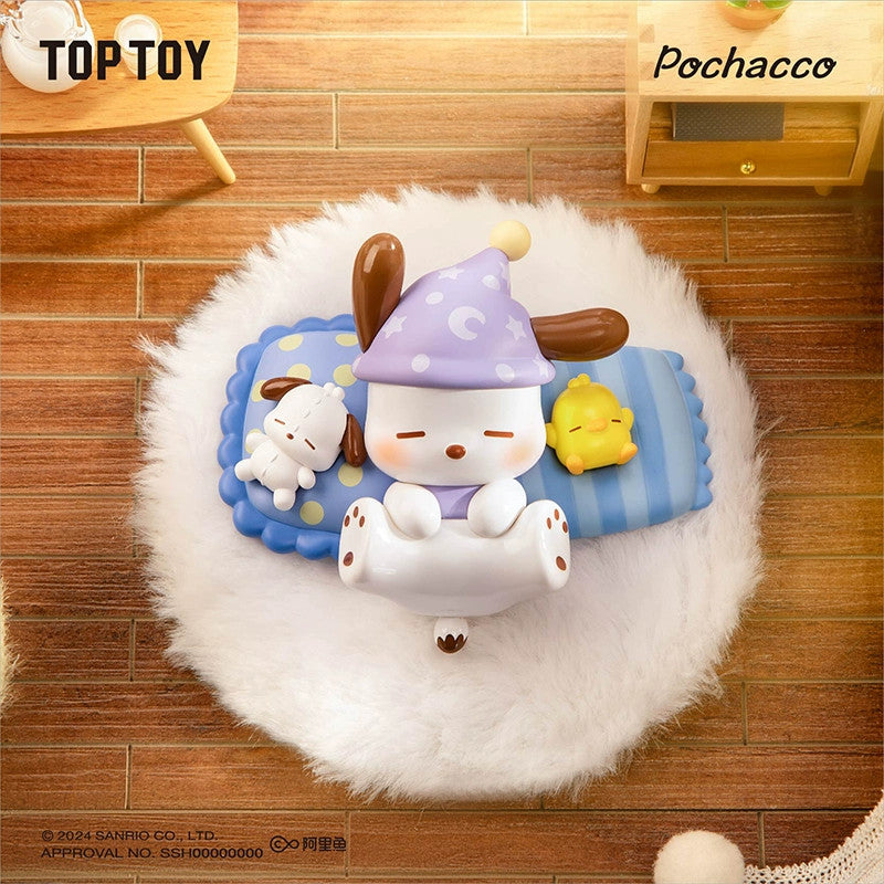 TOPTOY Sanrio Pochacco Vintage Time Train Series Blind Box Authentic Hot Toy