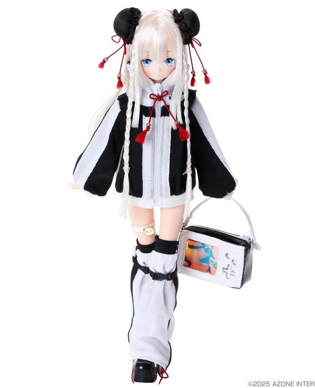 Azone Luminous*Street Angelic Girl Panda White 21.5cm/8.4" Bjd 1/6 Full Set Gift