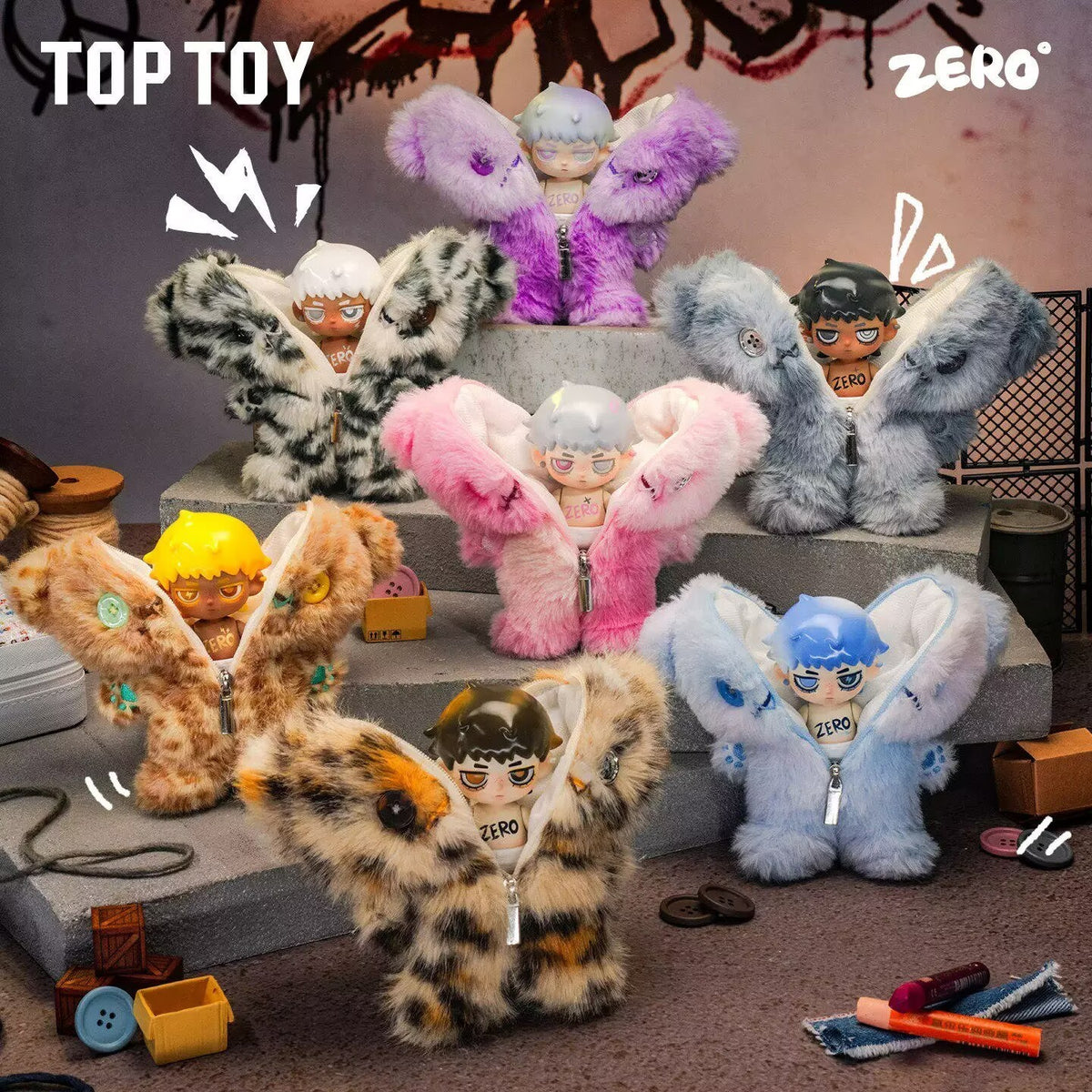 TOP TOY Zero Doll Paradise Rhapsody Series Blind Box Confirmed Figure Toy