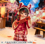 Simontoys Liroro Year of Horse 14cm/5.5In Bjd New Year Hang Card Action Figure