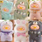 6Pcs Lulu The Piggy Teddy/Bunny Joyful Time Action Figures Vinyl Pendants