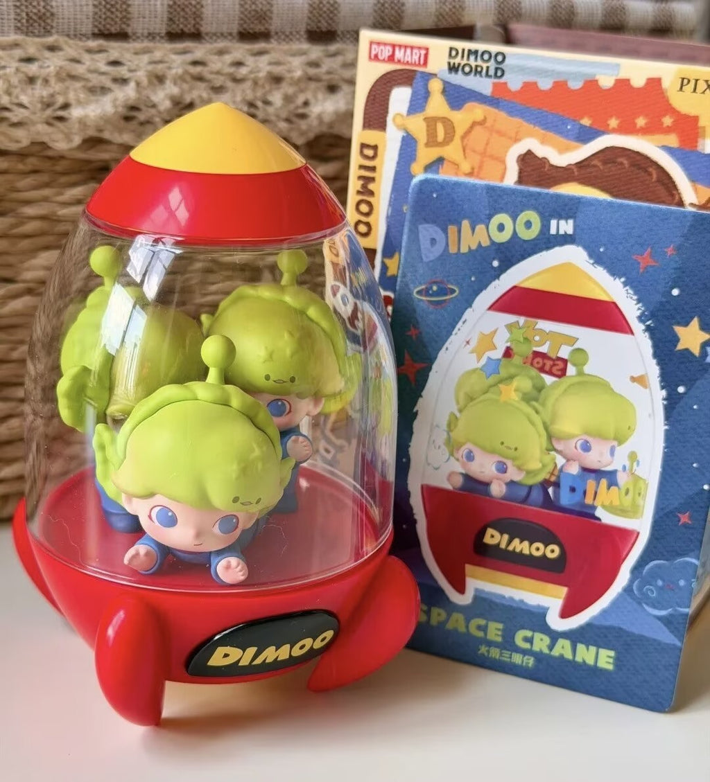 Dimoo In Space Crane【hidden】 Dimoo World X Pixar Series Blind Box Confirmed Toy
