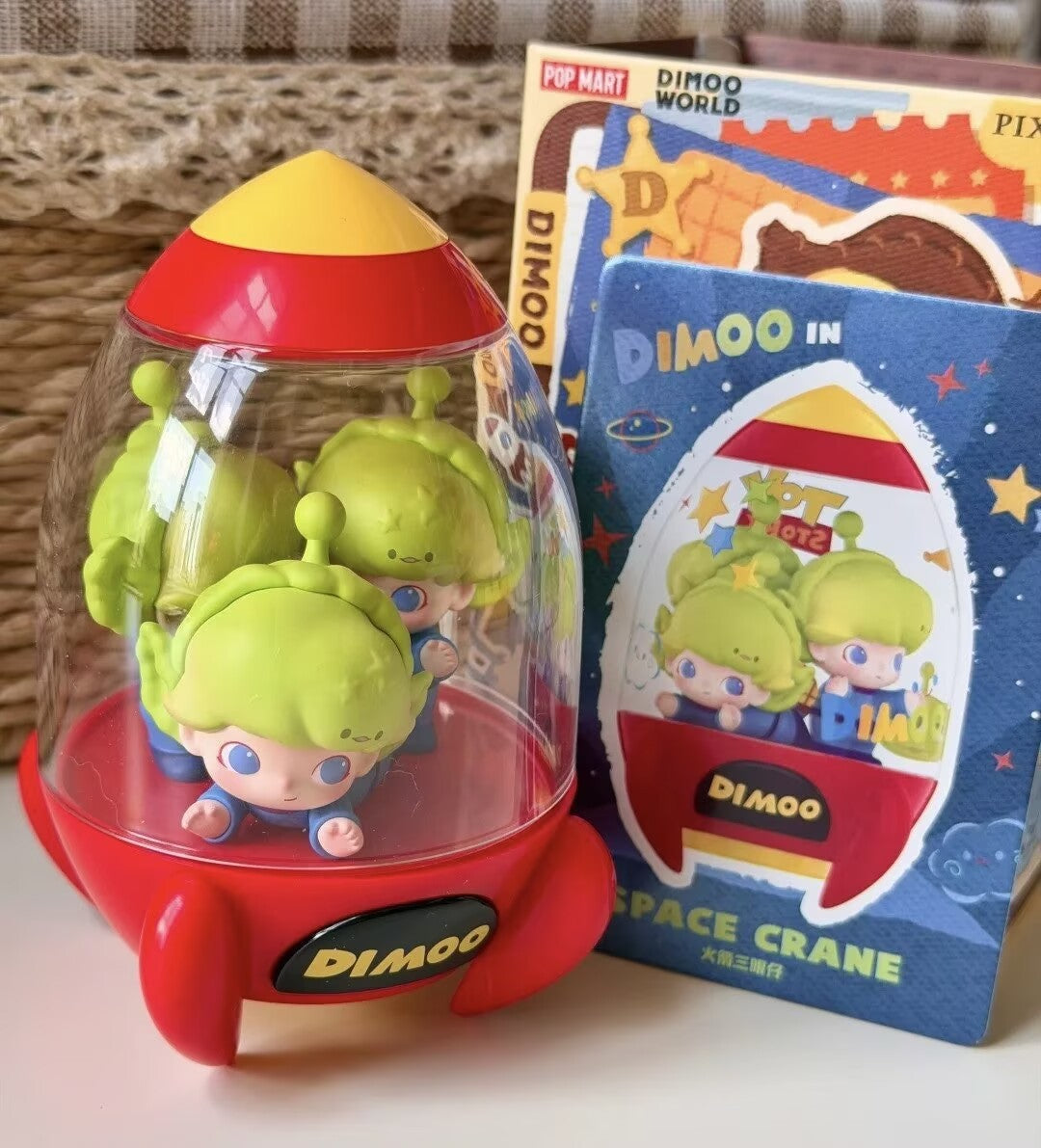 Dimoo In Space Crane【hidden】 Dimoo World X Pixar Series Blind Box Confirmed Toy