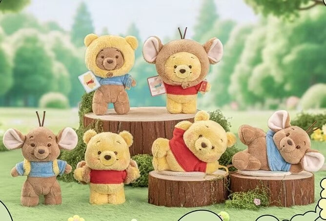 TOPTOY Disney Winnie The Pooh Forever Friends Series Blind Box Figure Toy Gift