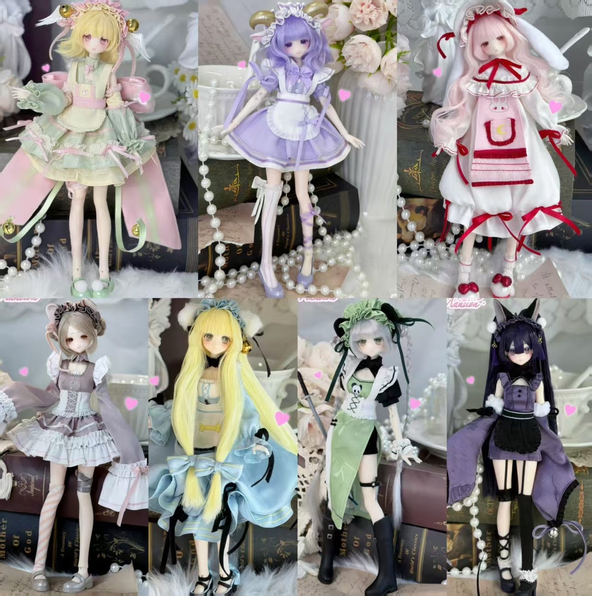 Pre-Sale Daydream Mansion Series 7.4" Bjd Confirmed Dressable Action Figure Gift